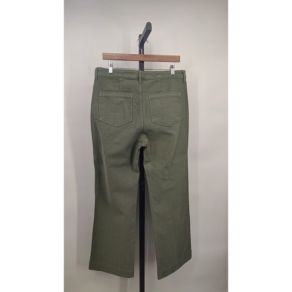 NWT Quince French Terry Wide Leg Pants Faded Cargo 12 - Picture 2 of 3